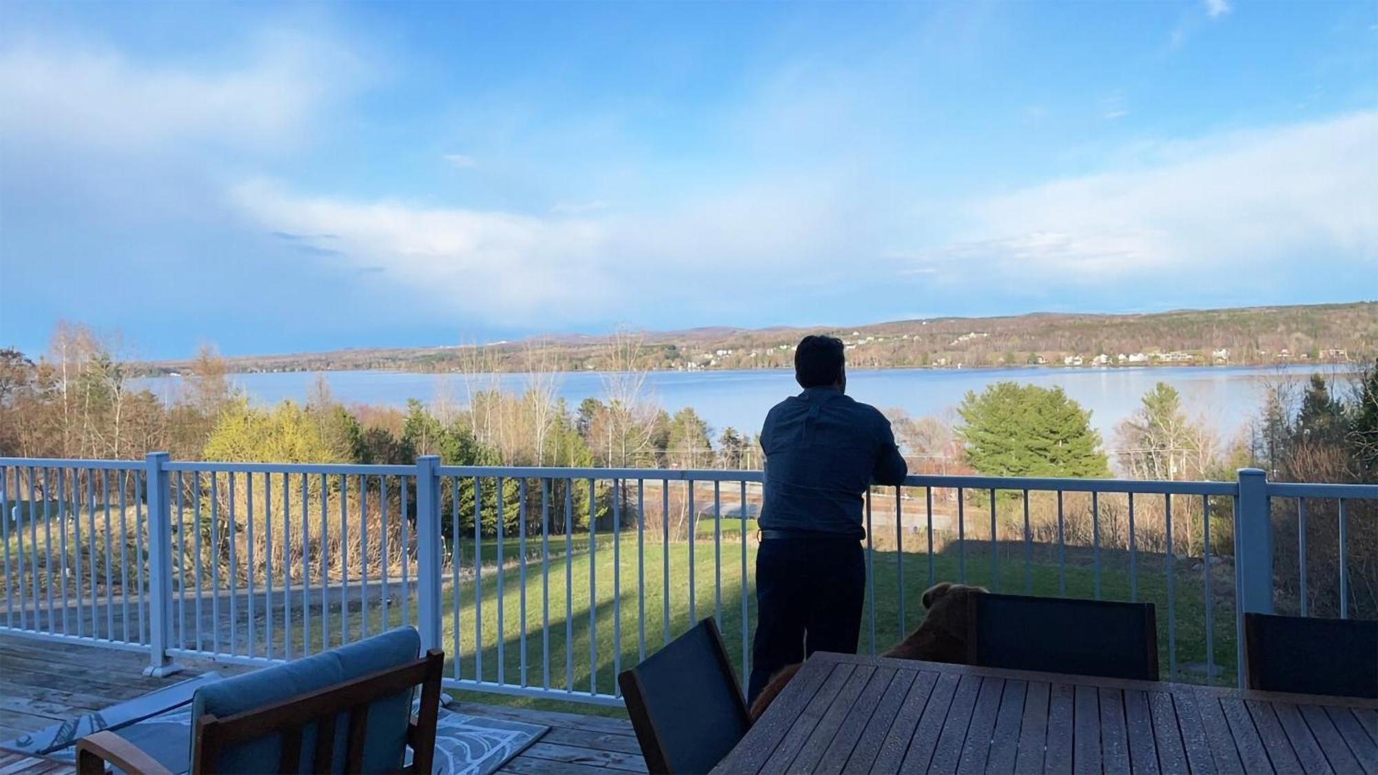 Au Sommet Du Lac Magog Exterior foto